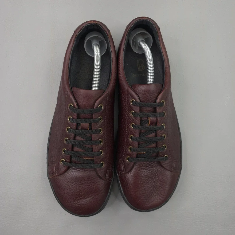 Birchbury Bramfords Shoes Mens Size 11.5 Brown Leather Lace Up Sneakers Casual